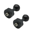 2 Pieces 3/8 Stud to 1" Ball Adapter for Underwater Camera Diving Photograph