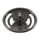 30PCs Round Sewing Buttons Bronze Tone Flower Decorative Pattern Mixed 17mm I7H1