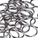 25mm 316 Stainless Steel Key Rings Heavy Duty Split Rings Anti-lost 10PCS