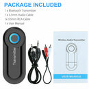 Bluetooth Audio Transmitter Wireless Stereo Sender Adapter USB For TV Speaker AU