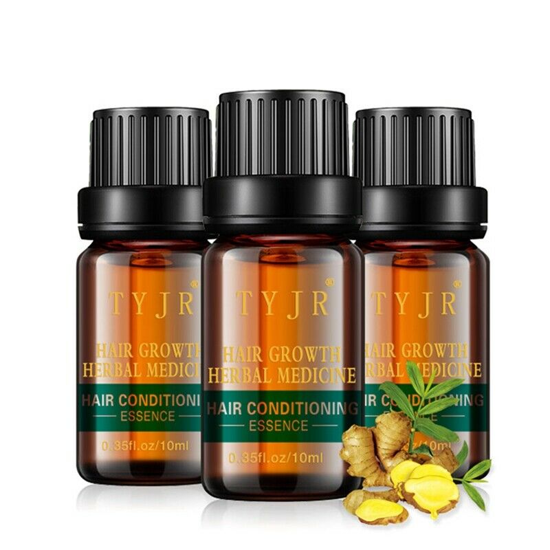 Tyjr Fast Powerful Hair Growth Serum Hair Growth Essential Oil Treatment Pr D8G9