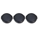 3Packs Cap Lens Cap 43mm Lens Cap Lens   Universal Strap for Camcorder