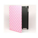 Pink and White Polka Dot Pattern PU Leather Case For iPad 2