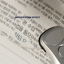 Magnifier Illuminating Magnifying Glass LED Lamp Elder Repair Clip On Metal Hose