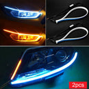 45cm Ultra Thin Car Soft Tube LED Strip Daytime Running Light Turn Signal Lamps