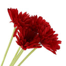 5 pieces of artificial flowers Gerbera Gaensebluemchen Red