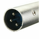 1 Pcs 3 pin XLR Plug Coupler Male Gender Changer Audio Microphone DJ Adapte G4M3