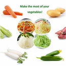 1 pc Spiral Funnel Vegetable Grater ABS Stainless Steel Carrot Cucumber Sli