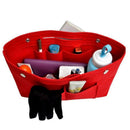 1X(Felt Cloth Inner Bag Women Fashion Handbag Multi-Pockets Cosmetic Storag