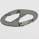 8-shaped Aluminum Carabiner Snap Clip Hook Keychain Hiking Bottle Buckle