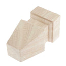 4x Solid Wooden Sofa Leg 10cm Tall Furniture Feet for Couch Ottoman Cabinet