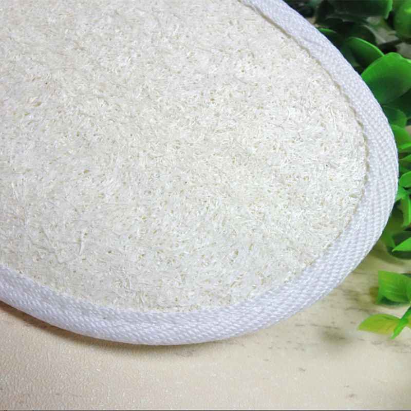 6 Packs Exfoliating Loofah Pads,100% Natural Loofah Sponge Scrubber Brush C P1B5