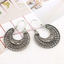 Women's Hoop Earrings Ethnic Tribal Aztec Hippy Dangle Tibetan Valentine's~ Y2X7