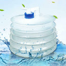 5L FoldableTelescopic Water Bladder Bucket Bag Camping Climbing Hiking Po OFE