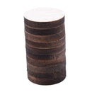 10 x Wooden Circle Shapes, Plain Wood Craft Tags 30mm (3cm)