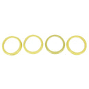 4Pcs 66.6mm to 57.1mm Plastic Wheel Bore Center Collar Hub Centric Rings