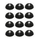 12PCS MINI PLASTIC  CABLE CORD CLIPS ORGANISER SELF-ADHESIVE