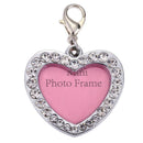 Pet Dog Love Heart Shaped Name Card Anti Lost Dog ID Address Name Label Tag