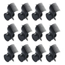 24 Pcs Women Girls Plastic Hot Roller Super Clips Hair Curler Claw Clamps