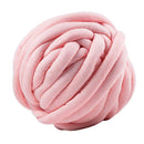 25 Meters Chunky Wool Yarn  Soft Bulky Arm Knitting Wool Roving Pink