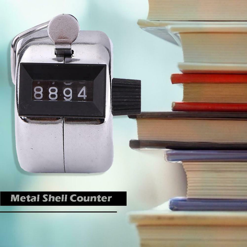 4 Digit Number Handheld Tally Counter Digital Golf Clicker Training Counter