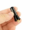 Black Carbon Fiber Screw Aluminum Car SUV Radio AM / FM Aerial Antenna Universal