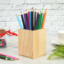 Creative Wooden Pen Holder Candlestick Tabletop Ornaments Offices Organizer