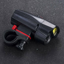 Bike Front Head Light Cycling Bicycle LED Lamp Flashlight 6 Modes + Clip Holder/
