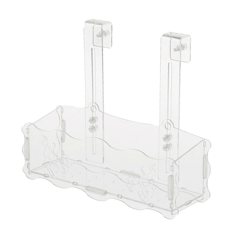 Red Shrimp Aquarium Fish Tank Aquatic Crystal Acrylic Pot Plant Cup Holder