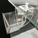 Aquarium Fish Tank Food Tary V Shape Funnel Design with Suction Cup for Fish