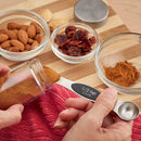 Chef Magnetic Measuring Spoons Set, Dual Sided, Stainless Steel, Fits in Sp