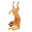 Yoga Pose Statue Yellow Dog Outdoor Garden Patio Decor Lawn Sculpture New