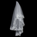 Wedding veil lace decorative edge style white