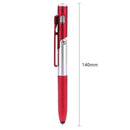 Multifunction Ballpoint Pen Folding LED Light Mobile Phone Stand Pen (Red