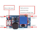 5pcs DC-DC 2A Adjustable Boost Power Supply Converter Step Up Module 2-24v Input