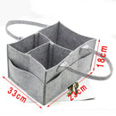 Large Portable Baby Diaper Caddy Organizer - Functional Baby Diaper Basket