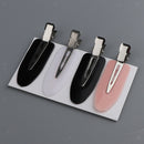 4Pcs Plastic Hair Clip Mixed Color No Bend Hair Bang Clips Seamless Hair Pin