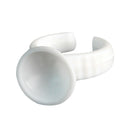 Disposable Plastic Nail Art Tattoo Glue Holder Eyelash Extension Rings Adhe D8N3