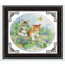 Cute Cat Patterns - Counted & Stamped Cross Stitch Kits Embroidery Crafts for