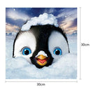 5D DIY Full Drill Diamond Painting Snow Penguin Cross Stitch Embroidery