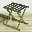 Green Folding Stool Outdoor Sports Fishing Folding Mazar Aluminum Material