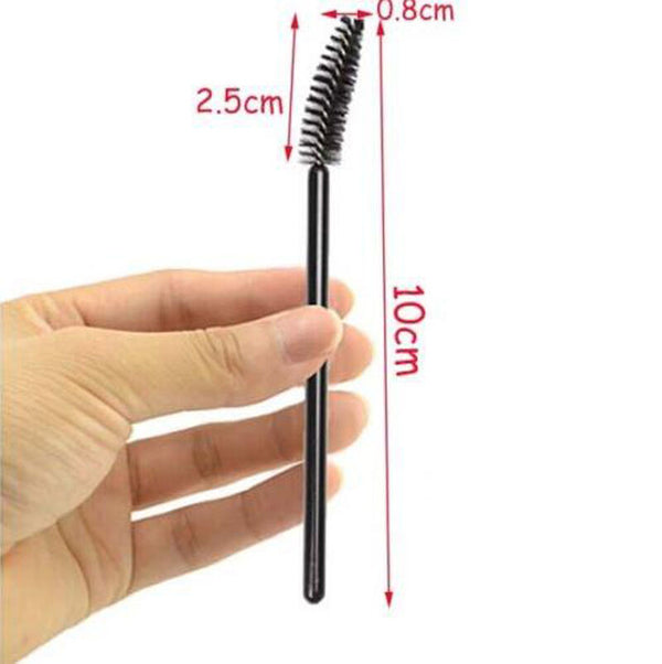 10PCS Disposable Oblique Design Rotate Eyelash brush Cosmetic Makeup Tool New