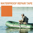 Waterproof TPU Repair Patch Tent Inflatable Rubber Boat Paste (Orange) A