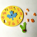 1 Piece Kids DIY Clock Learning Education Toys Jigsaw Puzzle Game for ChildrenAU