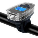 Bike Light USB Charging Bicycle Handlebar Flashlight with Horn Speed Meter