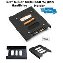 2.5" To 3.5" SSD HDD Metal Adapter Mounting Bracket Hard Drive Holder For PC LJ