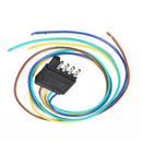 25 inch 5 Pin US Trailer Light Wiring Harness Extension Connector Flat Plug
