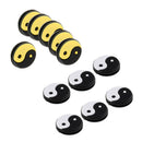 12Pcs Yin Yang Tennis Racquet Vibration Dampener, Shock Absorber Set Presents