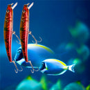 Lot 10pcs Kinds of Fishing Lures Crankbaits Hooks Minnow Bass Baits Hooks