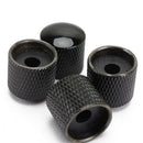 4pcs Cool Black Metal Dome Tone Volume Knob Control For Electric Guitar P ULC
